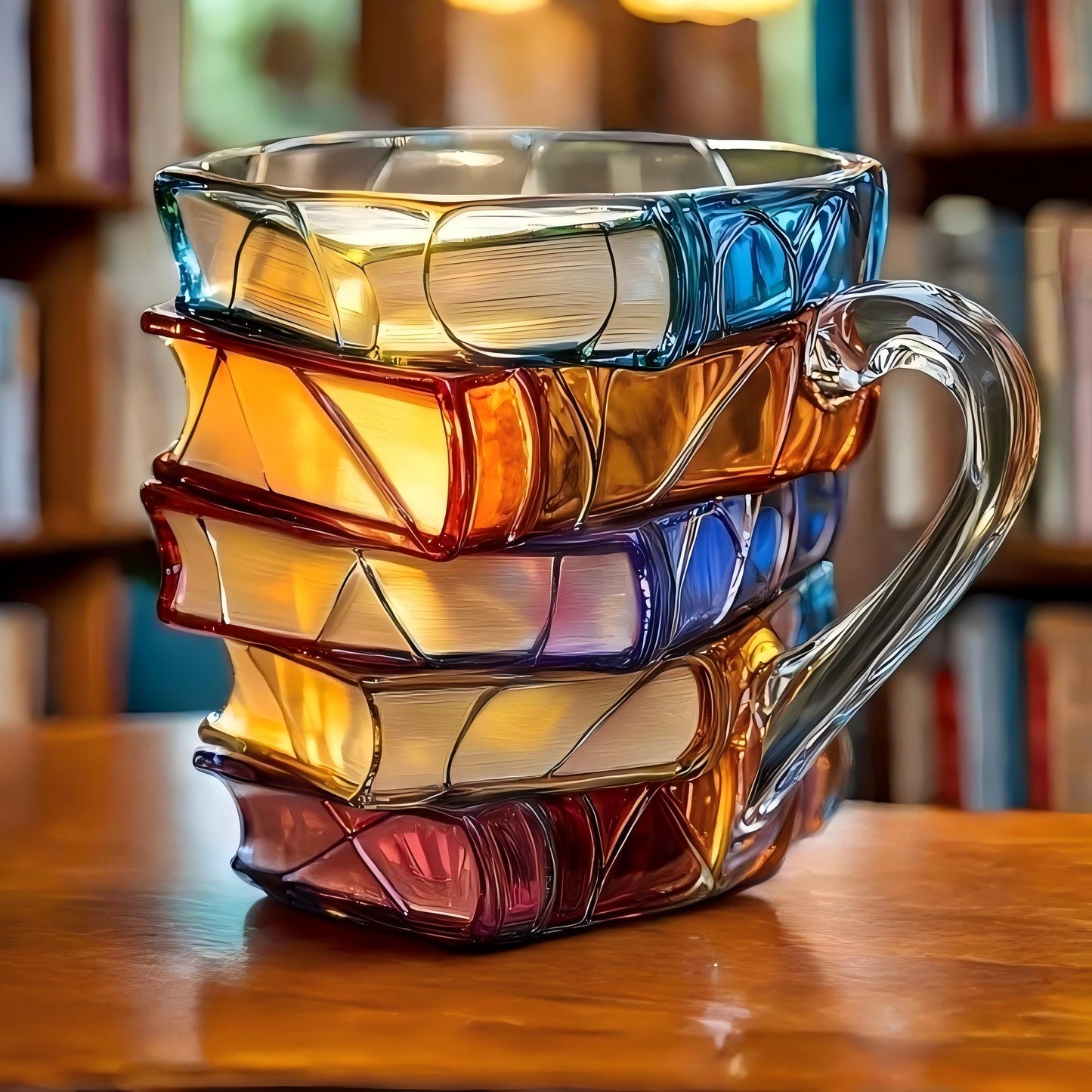 📚 Kristallen Mok voor Boekenliefhebbers — Een Verhaal dat je kunt Sippen