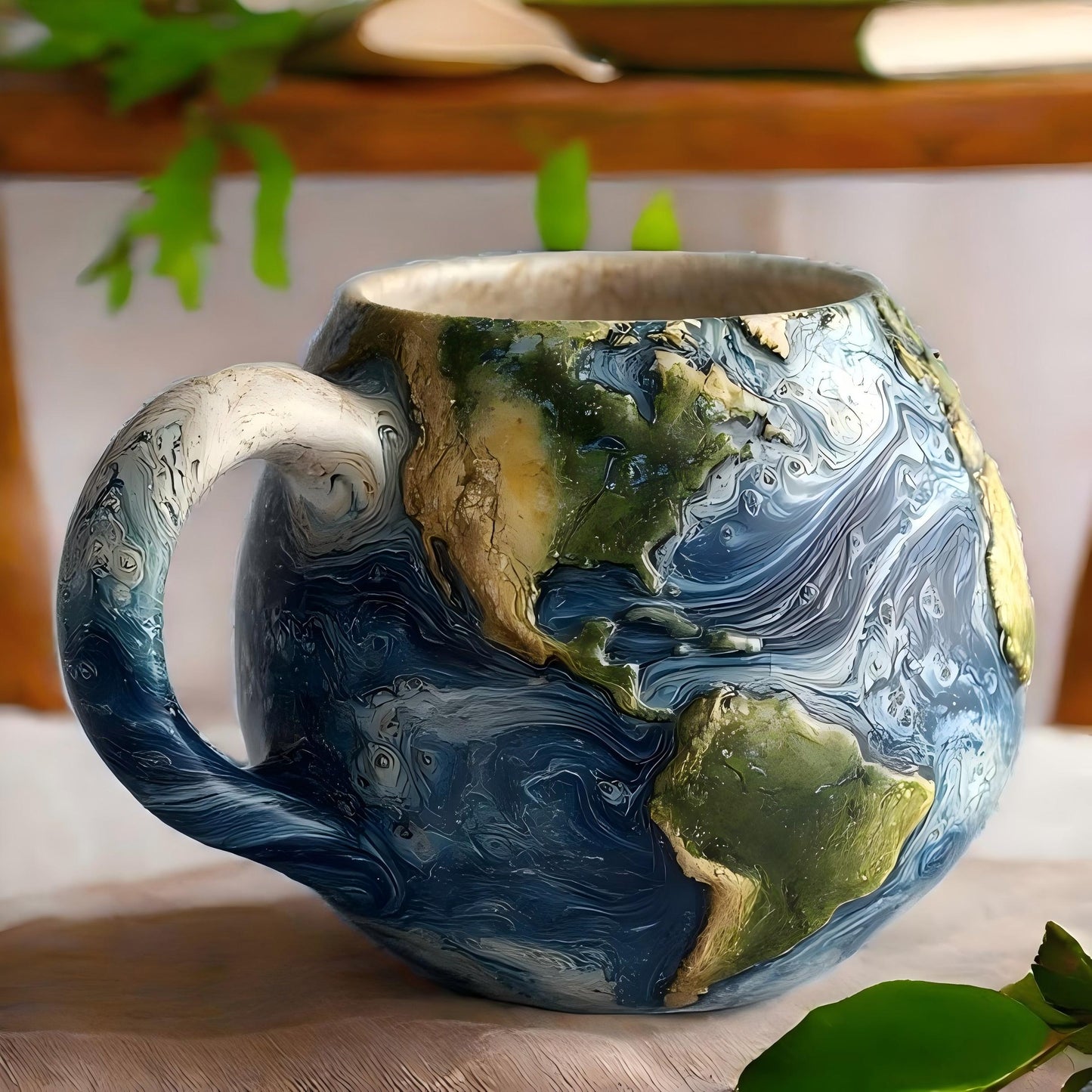 🌍 TerraMug™ – Drink de Wereld in Je Handen