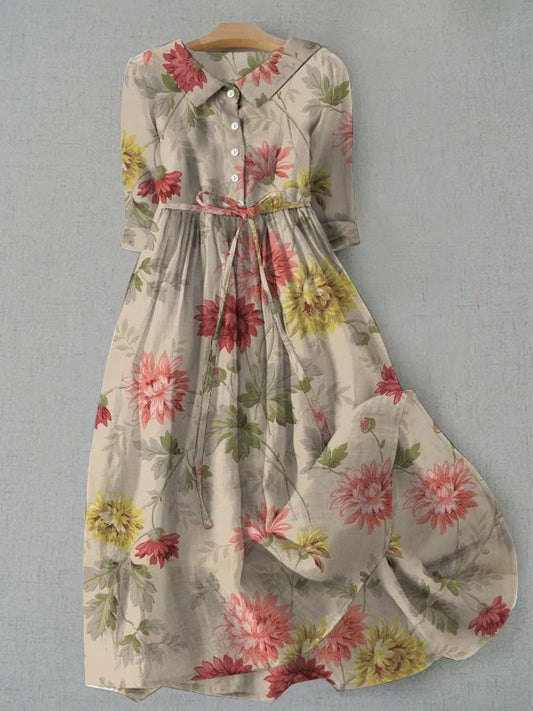 SINAH | Chemise Jurk met Touwtjes voor Dames