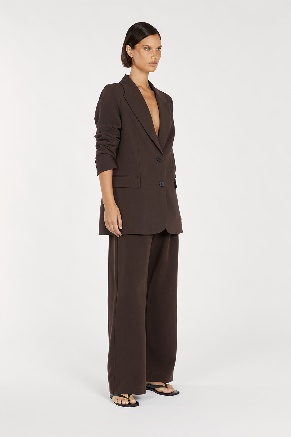 Allison™ | Dark Chocolate Blazer