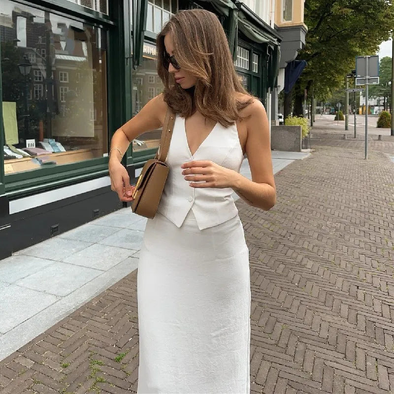 Ticha™ | 2-delige zomerset – Wit