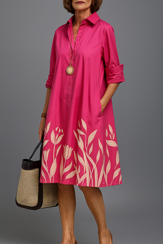 LIANE | Luxe Midi-jurk voor Onbetwistbare Elegant