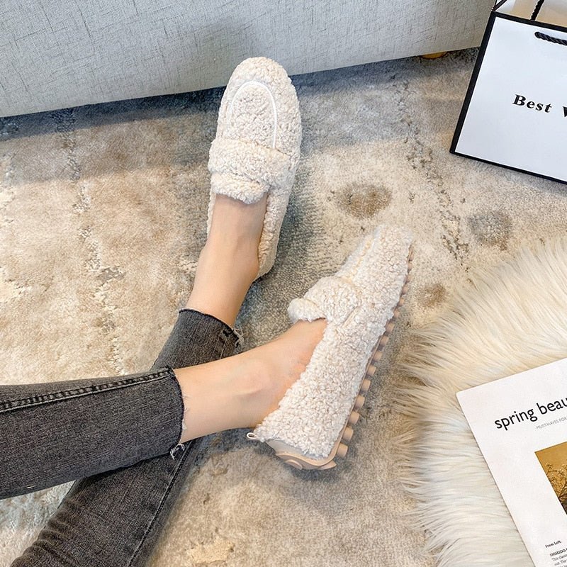 Isolde™ | Zachte faux fur instappers